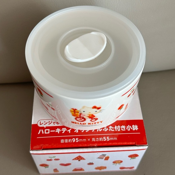 Sanrio Hello Kitty Retro Ceramic Glass Bowl Container - Picture 3 of 6